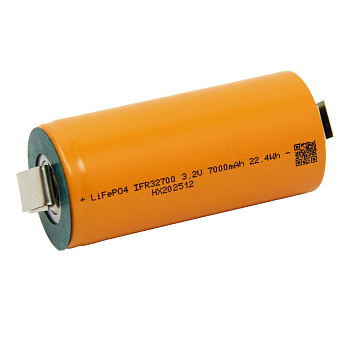 Аккумулятор LiFePO4 32700 7ah 3,2v под пайку